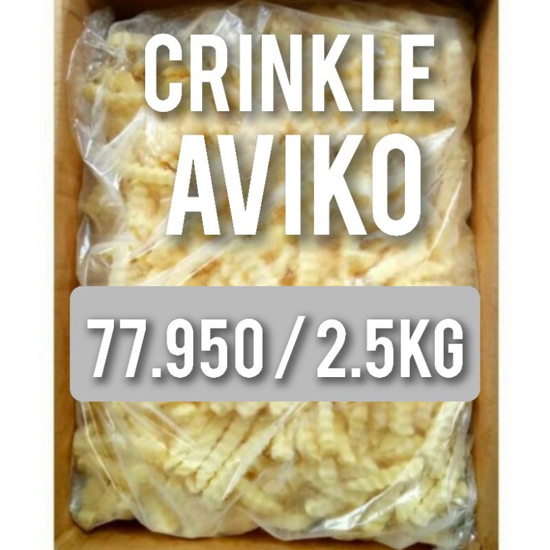 ️✔️✔️ KENTANG GORENG AVIKO CRINKLE CUT . Kentang Goreng termurah. Kentang. Crinkle . Kentang goreng 