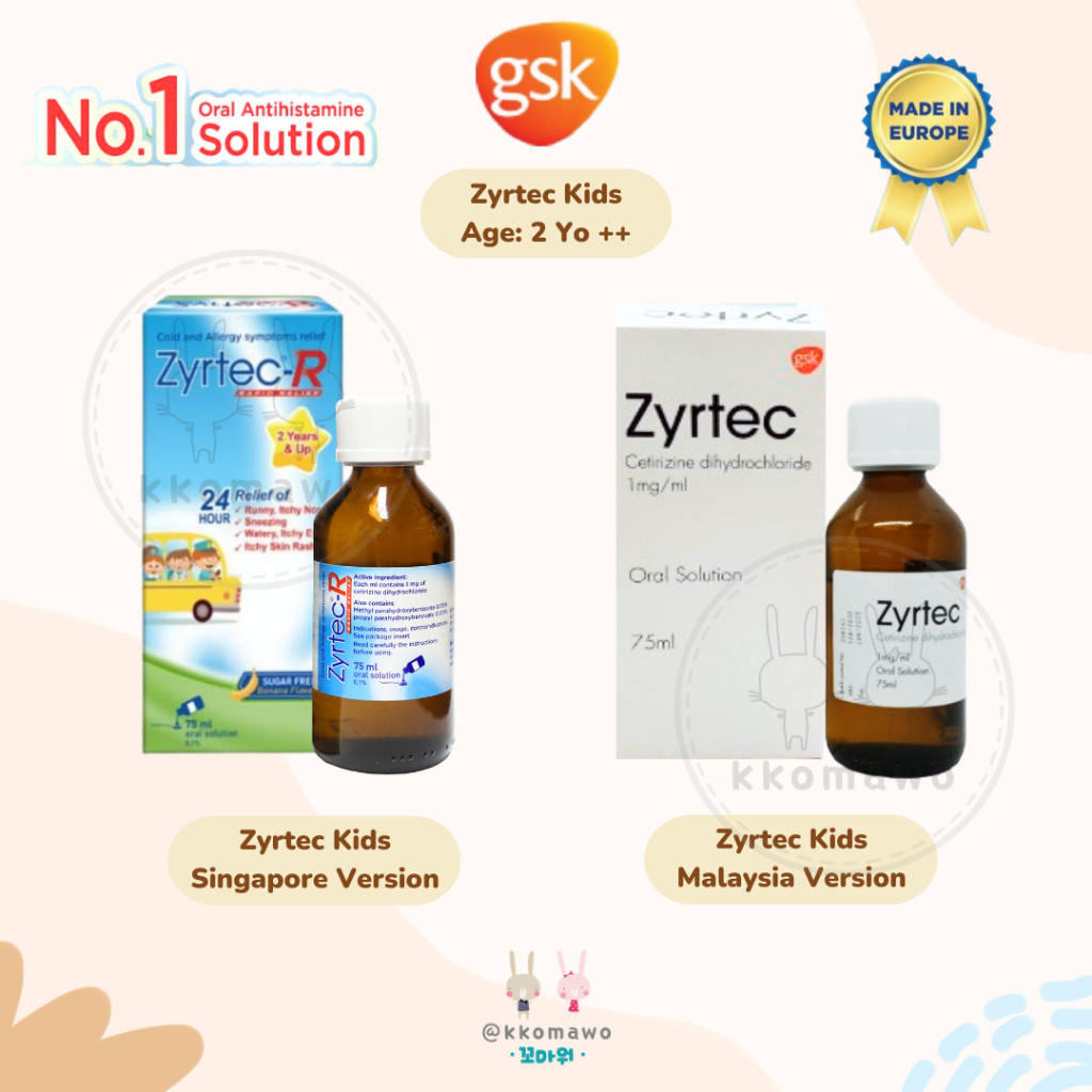 Zyrtec kids - malaysia & singapore