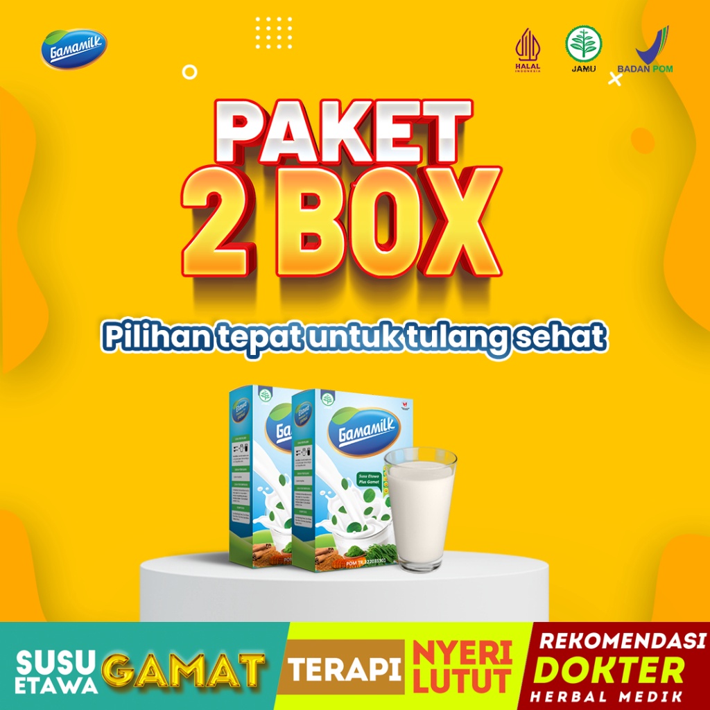 

FLASH SALE (2 BOX) Gamamilk Susu kambing Etawa Untuk Anak dan Dewasa Pengganti Susu Sapi buruan
