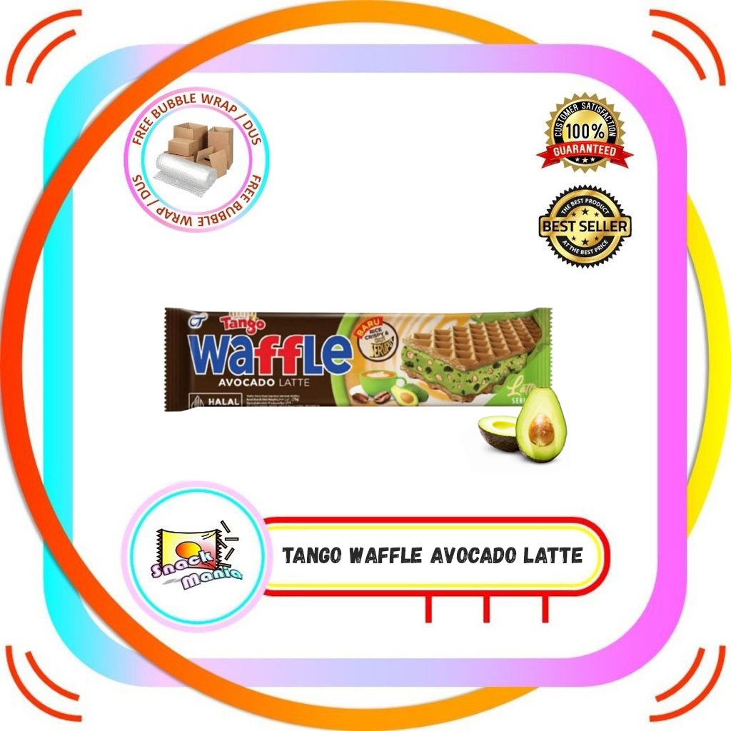 

Tango Waffle Coklat Avocado Latte 25 gr Wafer Wafel Kopi Alpukat