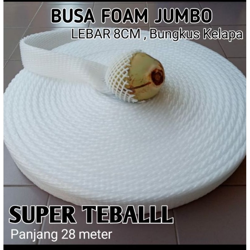 

Foam Net JUMBO lebar 8cm bungkus buah TEBAL