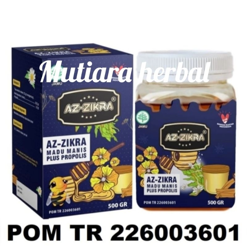 

Madu hutan manis plus propolis Az zikra azzikra az -zikra kemasan baru asli original