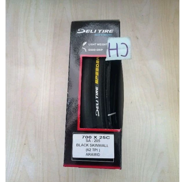 Ban Luar Tire Delitire 700x25C Aramid Speeder 700 x 25c Roadbike Deli tire 62 Tpi
