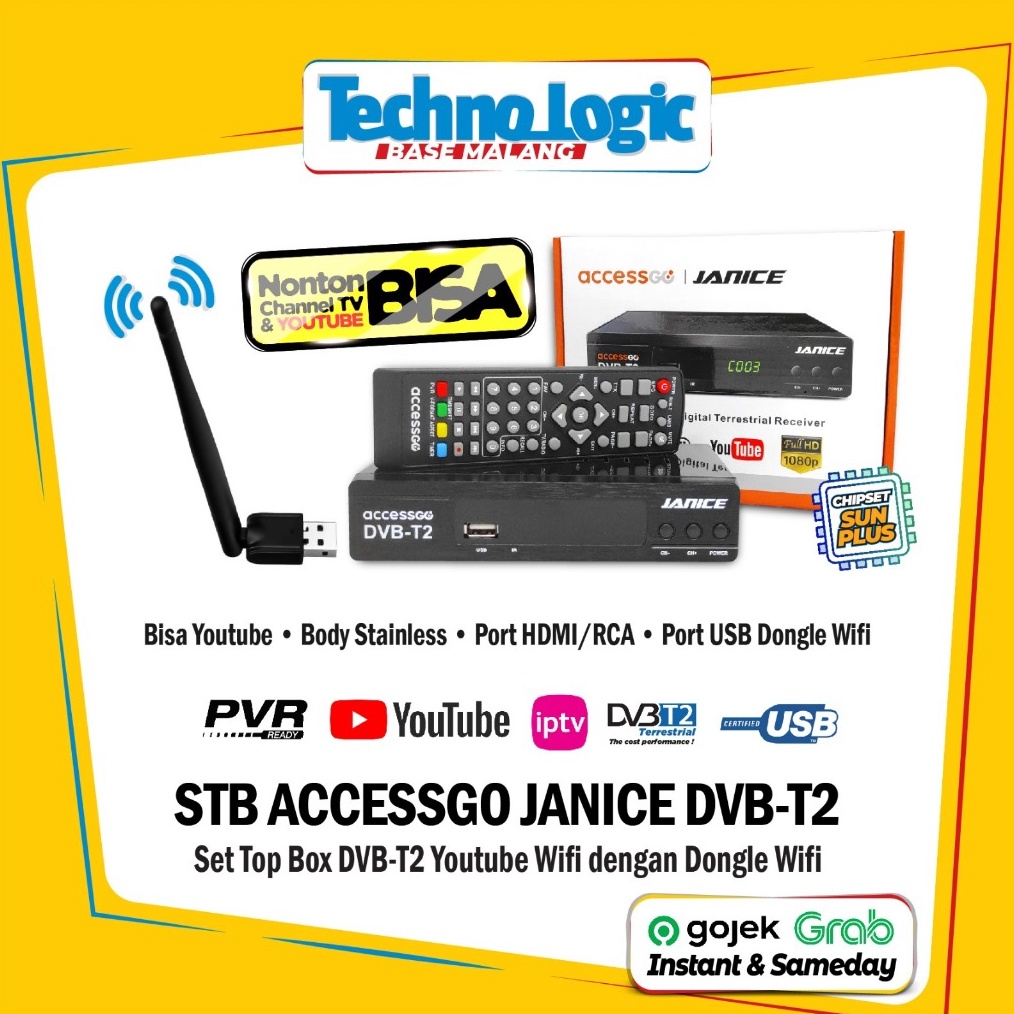 Star 12.12 STB Set Top Box DVB-T2 Receiver Accessgo buruan