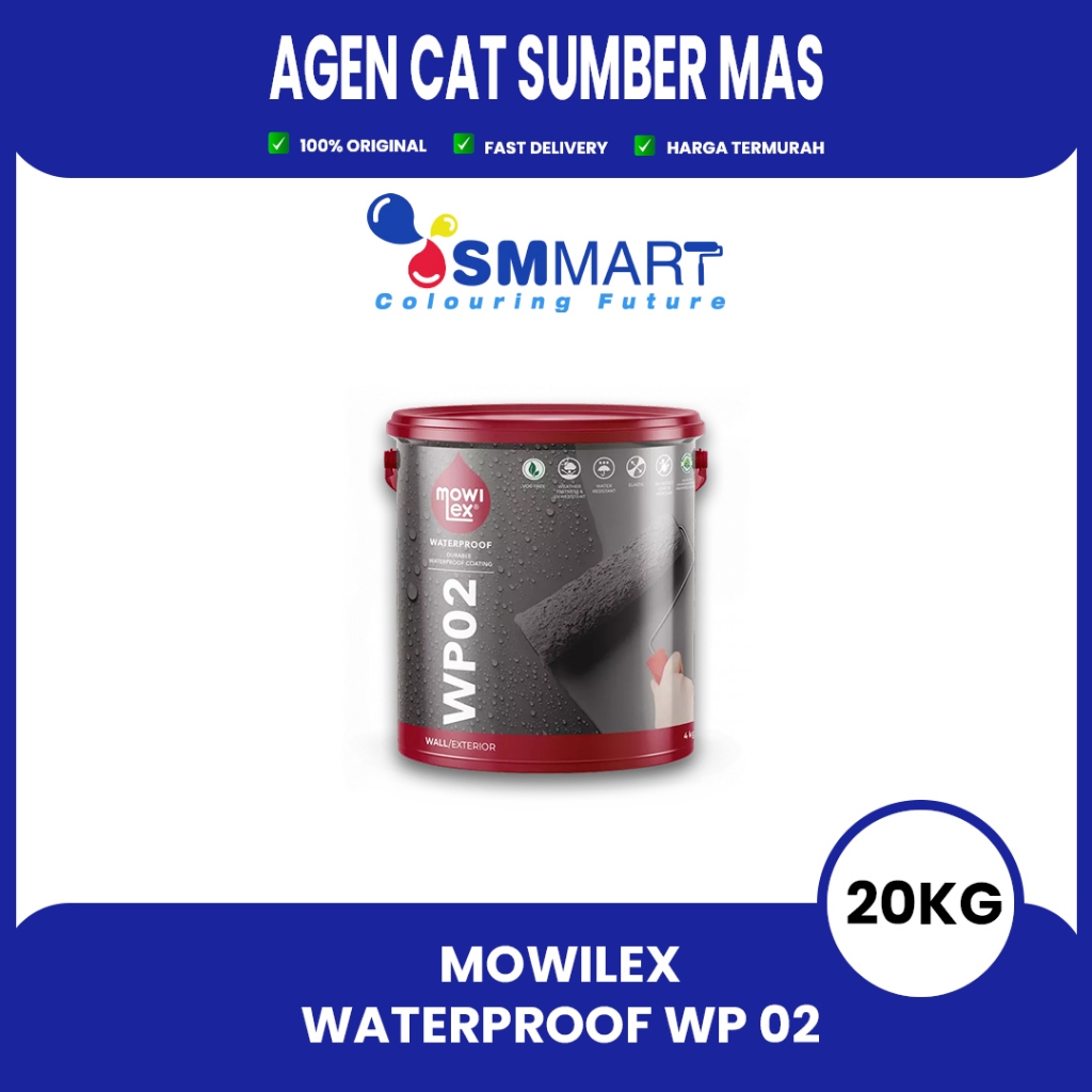 CAT WATERPROOFING MOWILEX WP 02 TINTING ( BISA REQUEST WARNA ) 20 KG