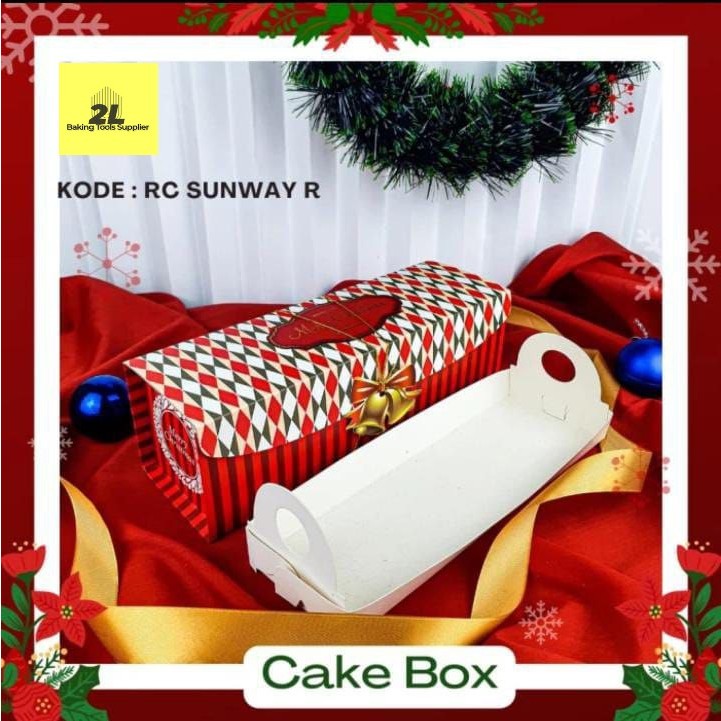 

Kotak kardus dus wadah box hantaran kue roti gulung roll cake bolu puding donat brownies natal kylie sunway 15