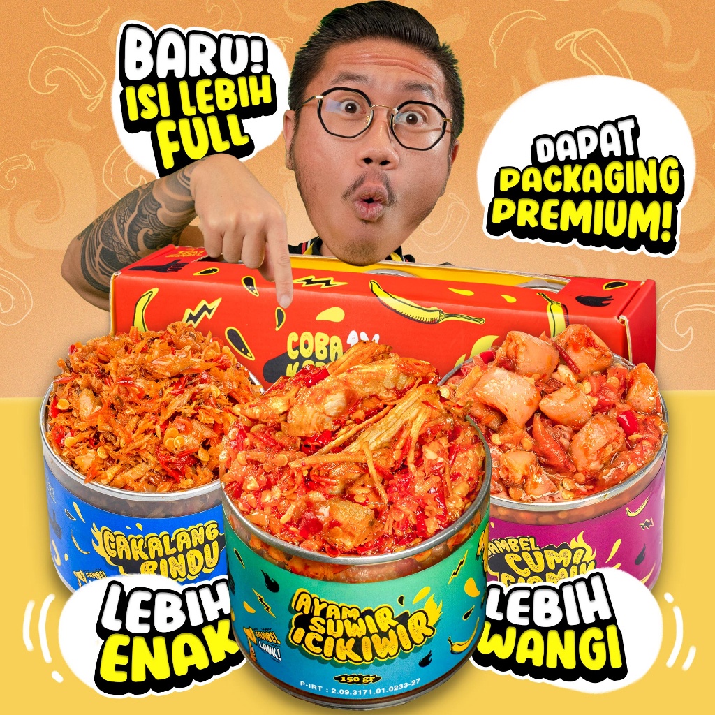 

12.12 BRANDS FESTIVAL Eatsambel - Paket Favorit Mas Yangun (Set 3) grosir