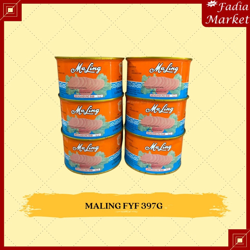 

Star Maling Pork Luncheon Meat (Ham Babi) FYF 397g murah