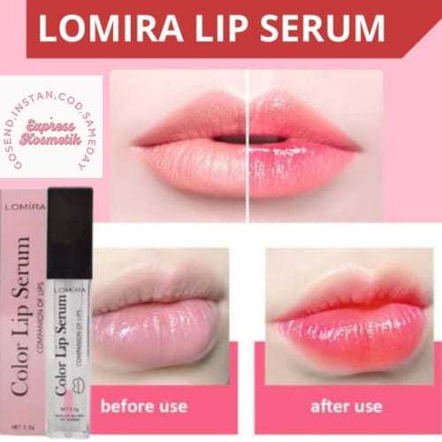LOMIRA Lip Serum Bibir Moisturizing / Lip Serum Color Lomira / Lipgloss Serum Bibir Pencerah Bibir