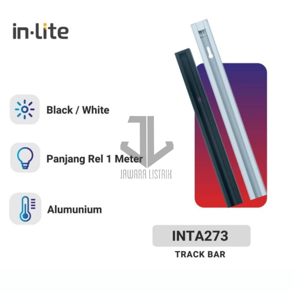 IN LITE REL LAMPU TRACK SOROT REL TRACK FITTING SOROT LED INLITE 1 MTR