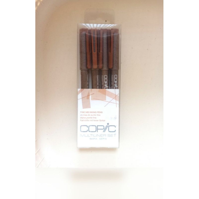 

Copic multiliner brown sepia set