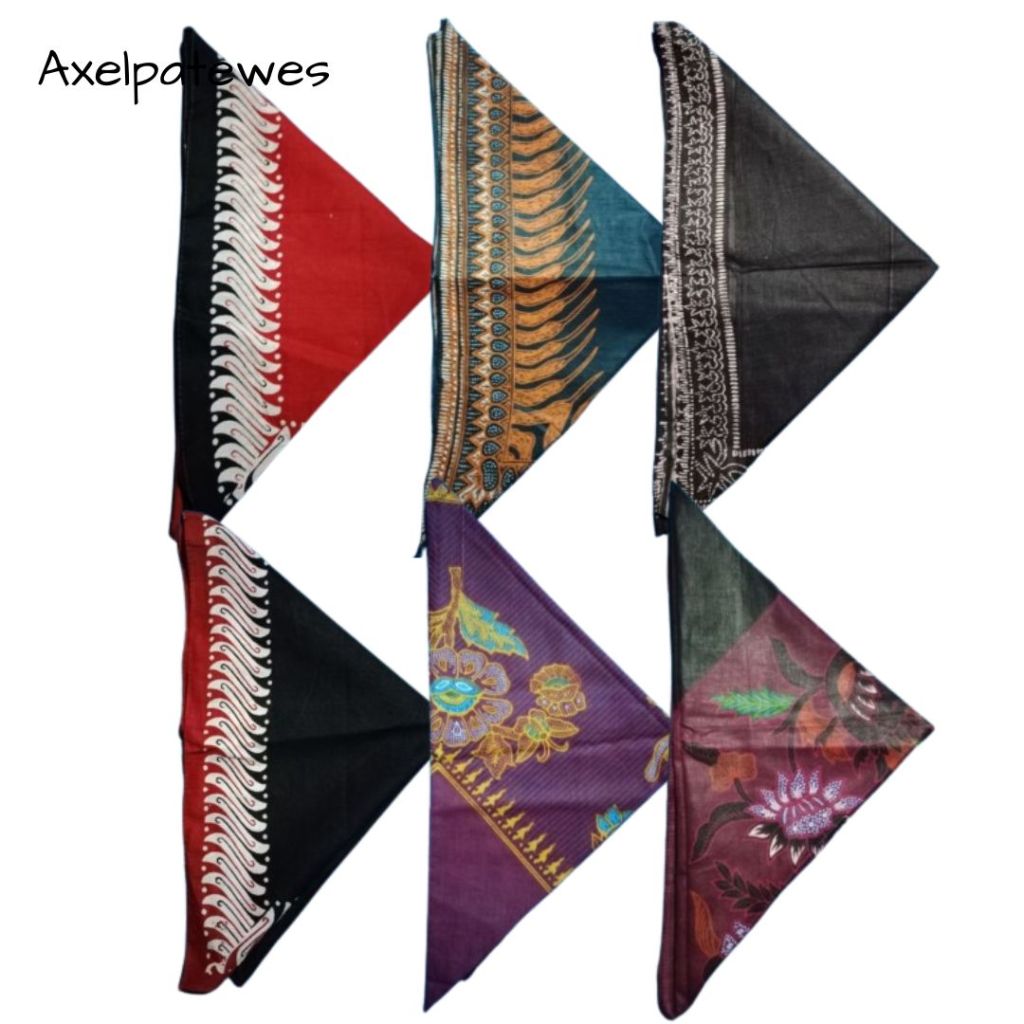 Udeng Iket Segitiga Banyuwangi Kuda Lumping Jawa Timuran / Udeng Solo Segitiga Reog Ponorogo Jaranan