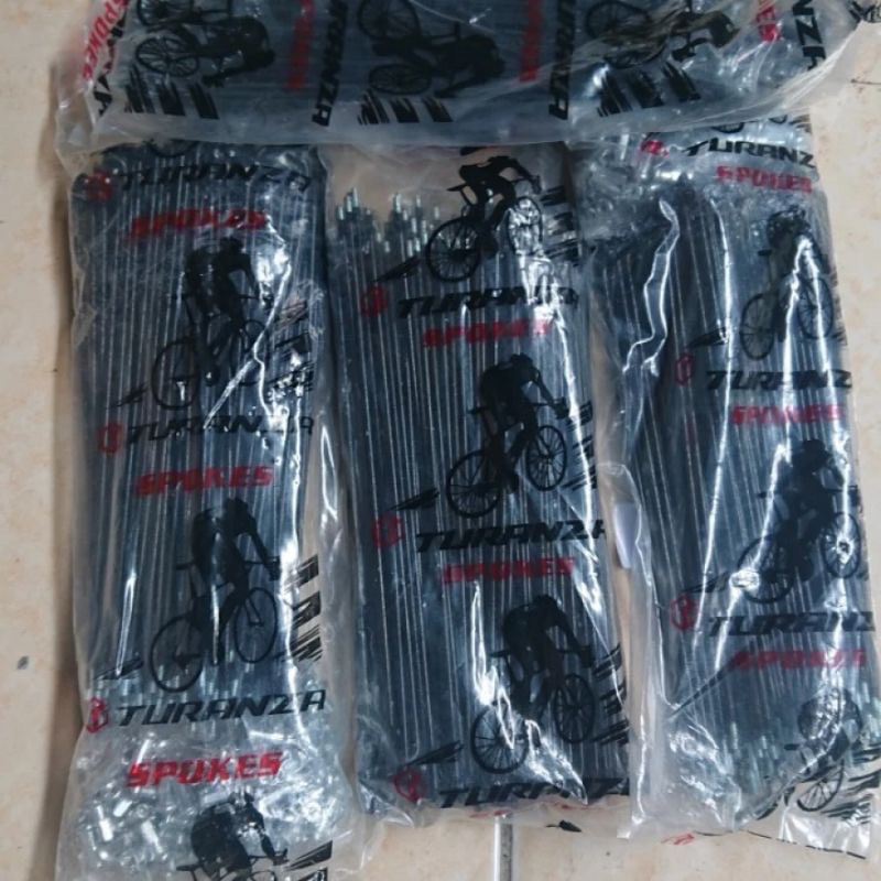 Jari jari spoke sepeda mtb atau mini ukuran 24 x 237mm