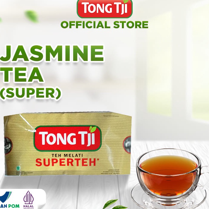 

JFWG7161 Terbaru Tong Tji Super Jasmine Tea 1 pack isi 250 gram ( Teh Seduh / Loose Tea )