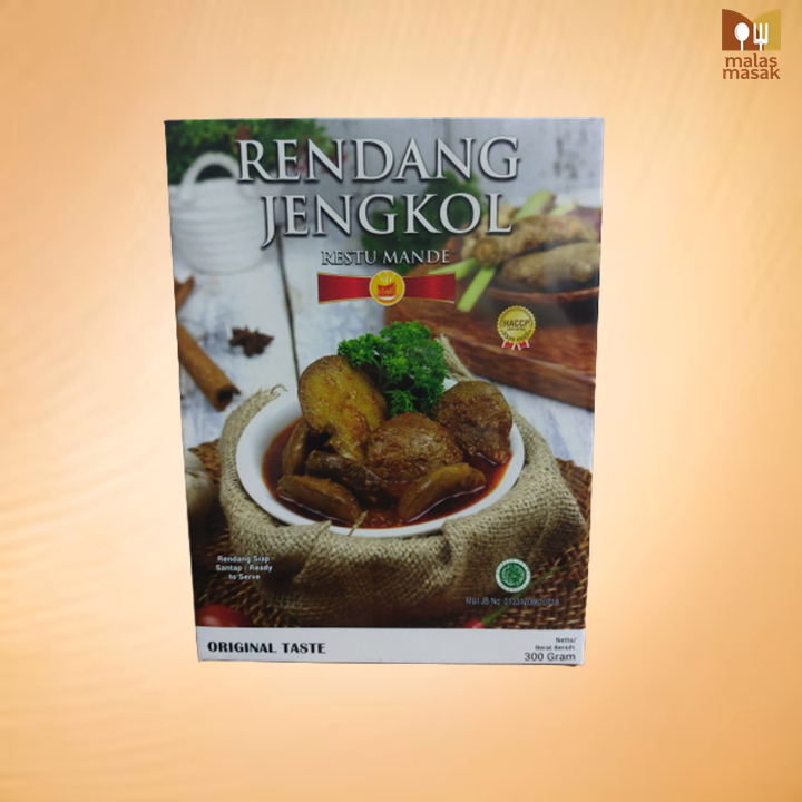 

Rendang Jengkol, Jengkol Balado Restu Mande 300 gram Bukan Frozen Food