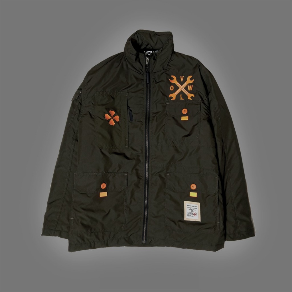 JAKET M65 HIJAU ARMY VOWL