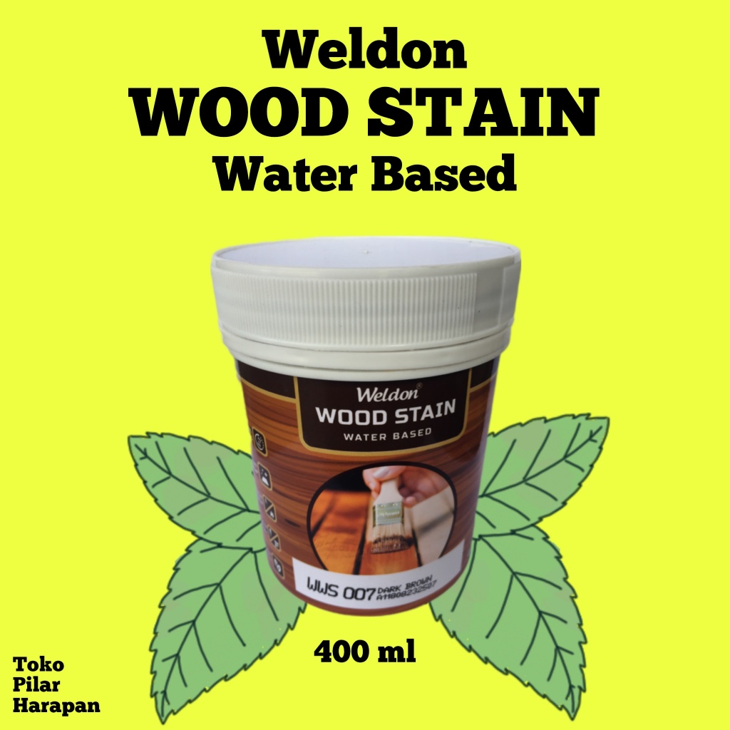 Weldon WOOD STAIN (Cat Plitur Dengan Campuran Air)