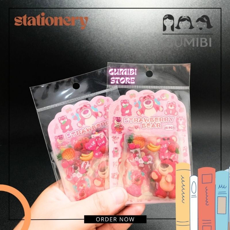 

STIKER 25 LEMBAR LOTSO STIKER LOTSO STIKER TEMPEL BERUANG PINK