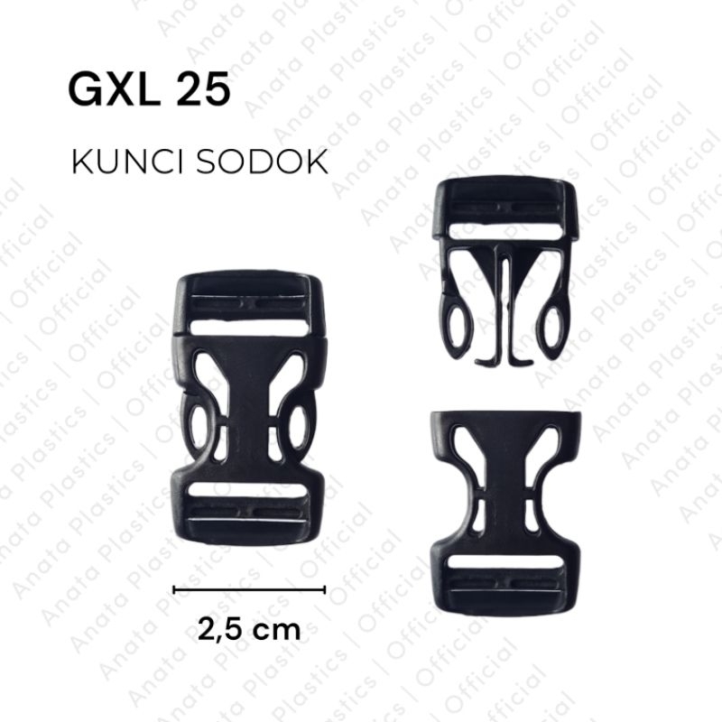 Kunci sodok 2,5 cm / Kunci sodok tali tas / Variasi tas / Acc / GXL
