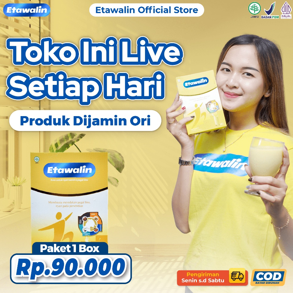 

L44ris Etawalin Susu Kambing Etawa Solusi Asam Urat dan Nyeri Sendi Official 1 Box You can buy