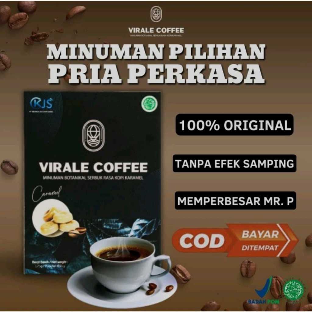 

READY STOCK VIRALE COFFEE - Kopi Kuat Rahasia Pria Sejati HALAL BPOM