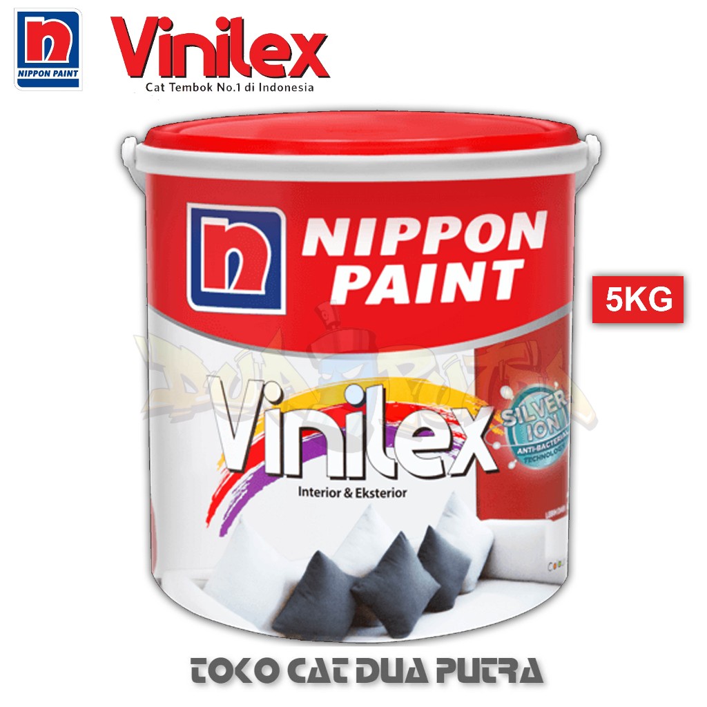 Cat Tembok Nippont Paint Vinilex Silver Ion 5KG