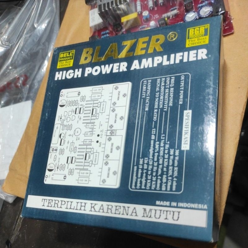 Kit Blazer 500w Mono TR Sanken Original Bell Blazer 500 watt