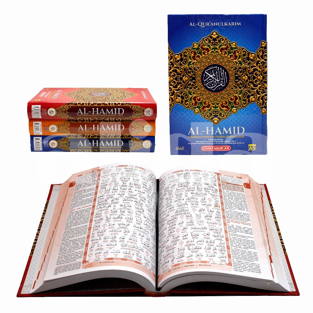 [A4-TPL] Al-Quran Al-Hamid Terjemah Perkata Latin Alquran Terjemahan Per Kata Alhamid Ukuran Besar
