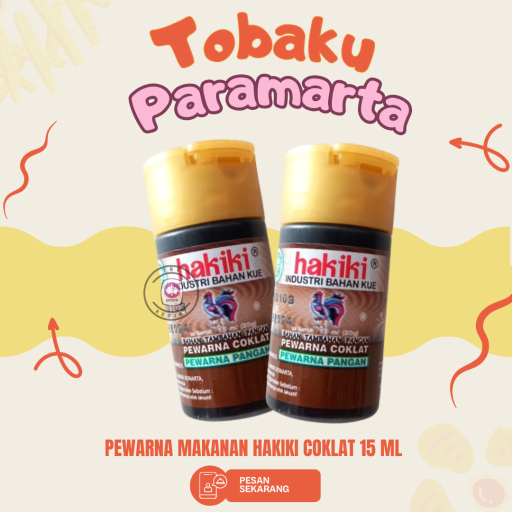 

PEWARNA MAKANAN HAKIKI COKLAT 15 ML / PEWARNA MAKANAN HAKIKI