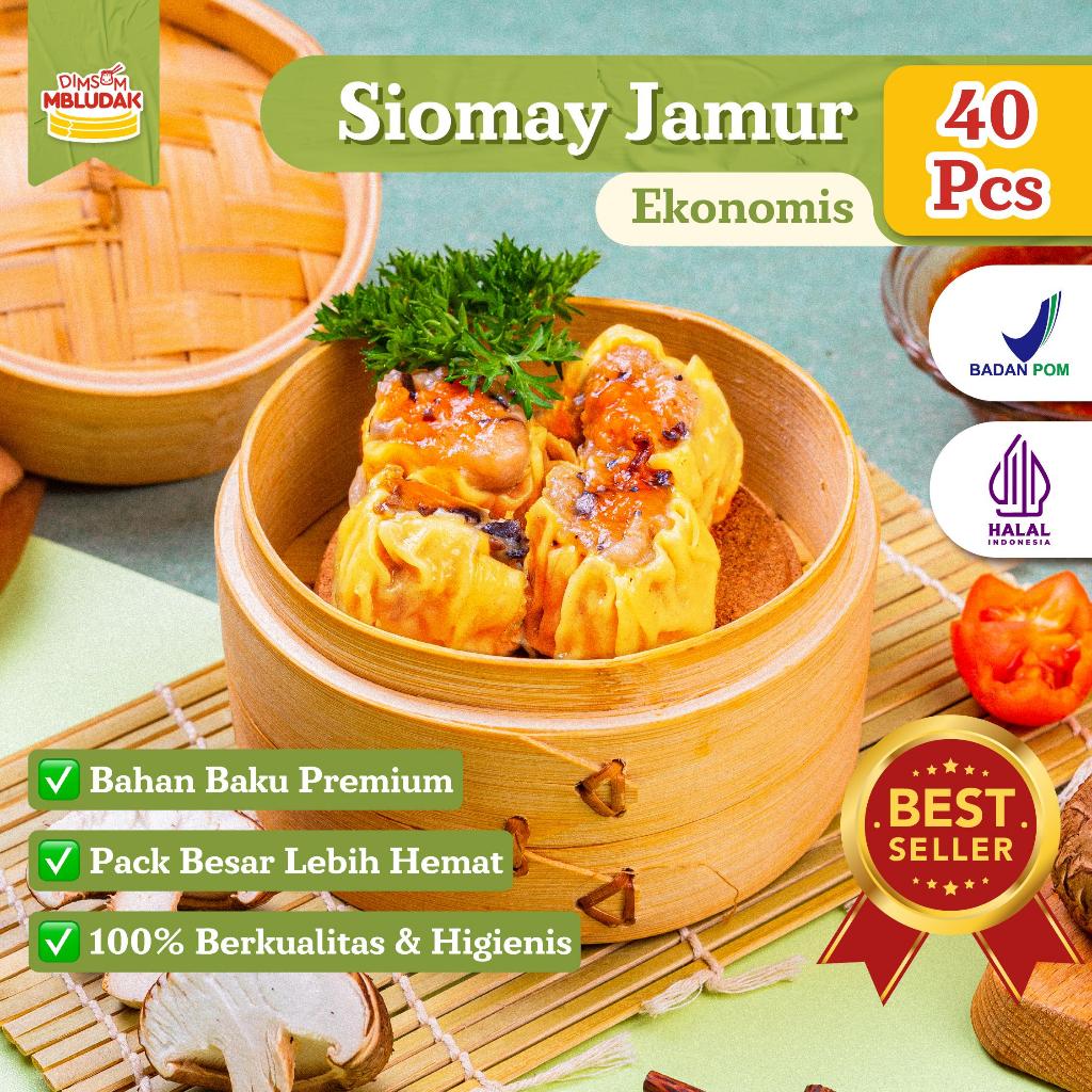 

Dimsum Mbludak Siomay Jamur Frozen Dimsum Ekonomis Halal 40 Pcs