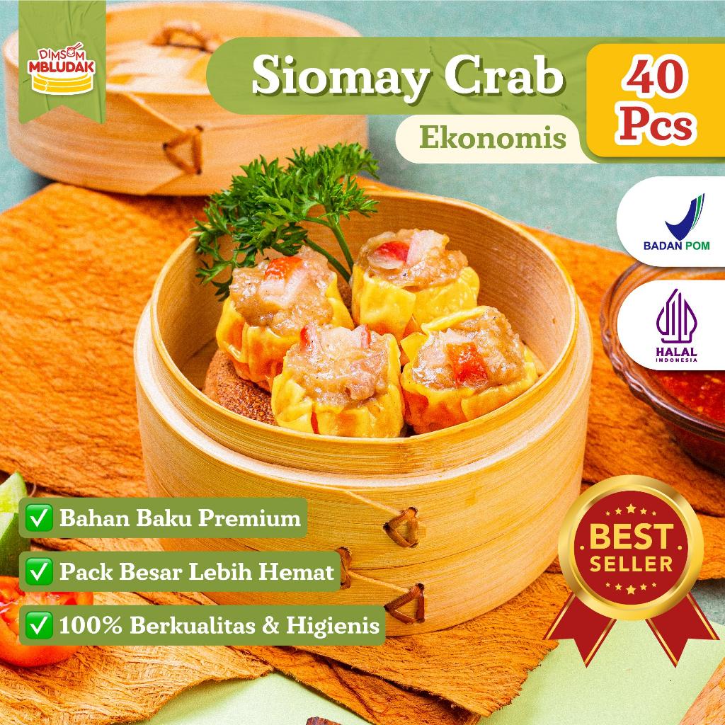 

Dimsum Mbludak Siomay Kepiting Frozen Dimsum Ekonomis Halal 40 Pcs