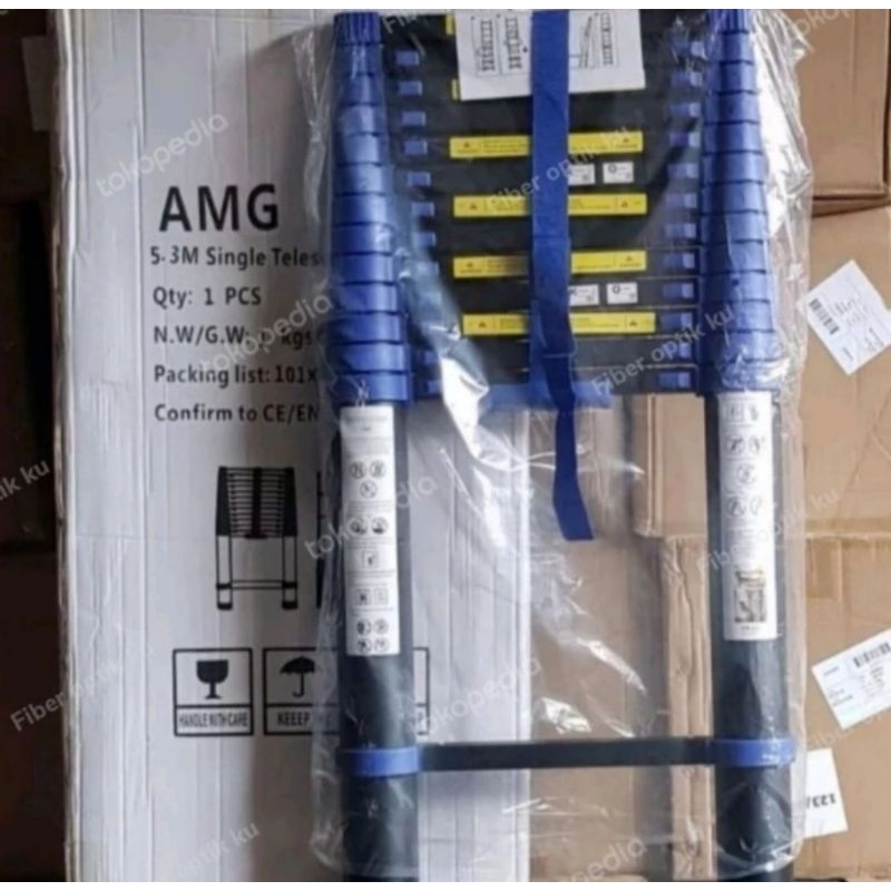 tangga teleskopik 5,3m single