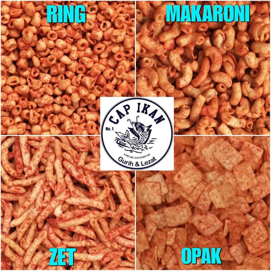 

KERUPUK RING MAKARONI ZET OPAK 500GR