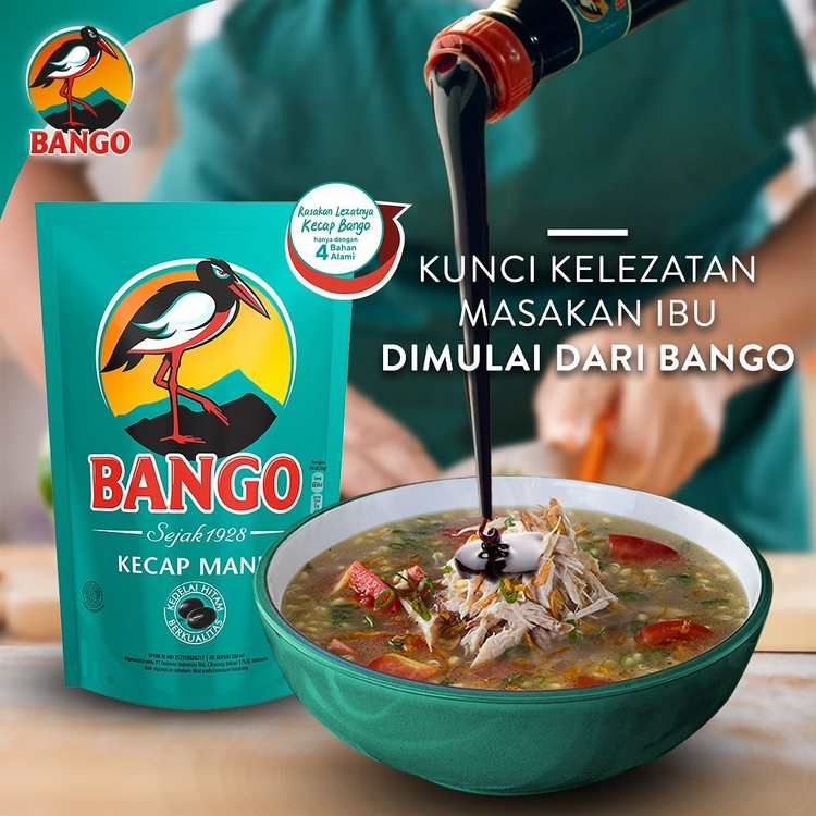 Bango Kecap Manis Refill 735 mL x3 Image 2