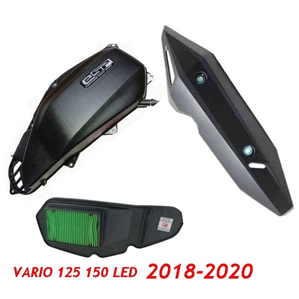 Cover Tutup Filter Udara Cover cvt new vario 125 new vario 150 keyles 2018 2020 + filter udara Vario
