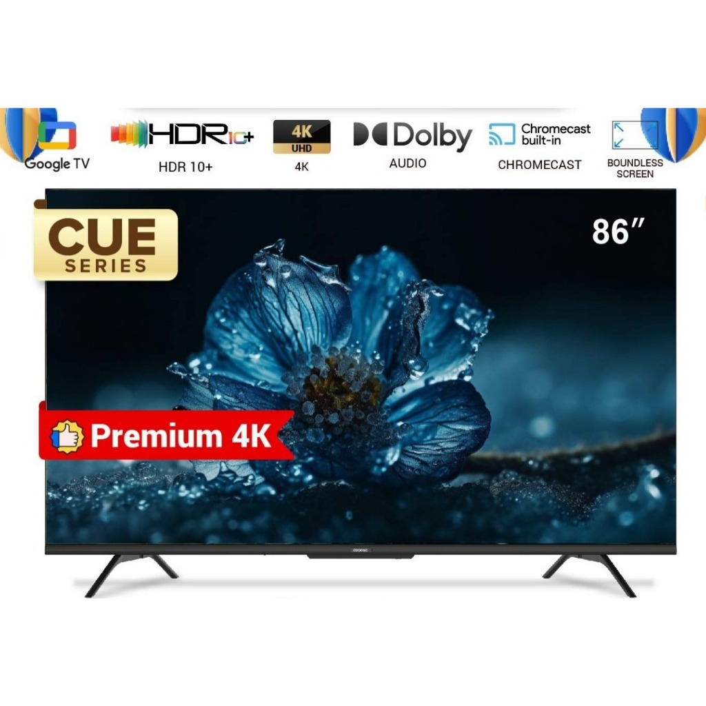 COOCAA TV 86 inch 86CUE7600 Smart TV [Google TV]