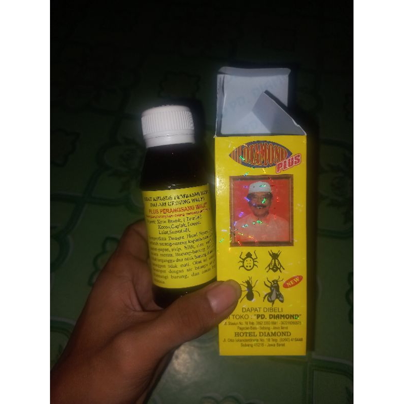 Obat Hama Gedung Walet DIAMOND PLUS ORI . Pemikat burung walet