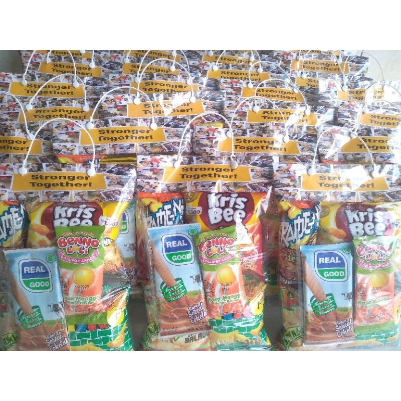 

Souvenir ultah / hampers ultah / snack ultah anak / paket snack ultah