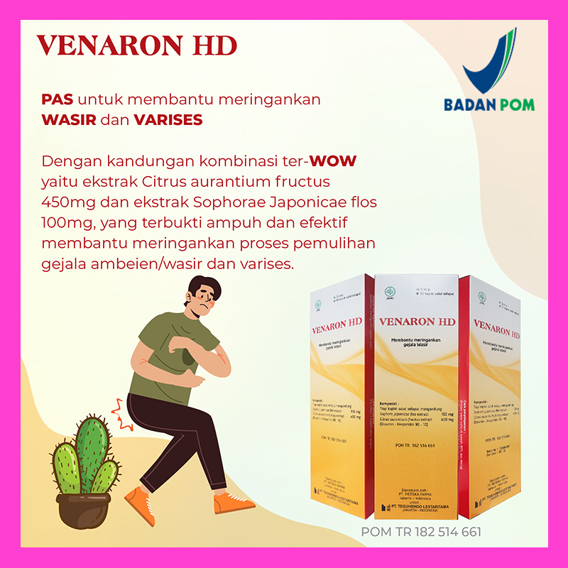 Obat Wasir Alami Venaron HD