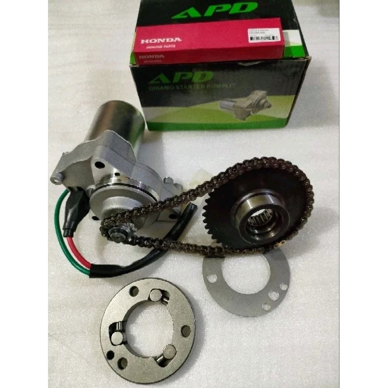 DINAMO STATER KOMPLIT PLUS GEAR GIR GIGI RANTAI RANTE STARTER ASTREA GRAND PRIMA SUPRA FIT LAMA SUPR