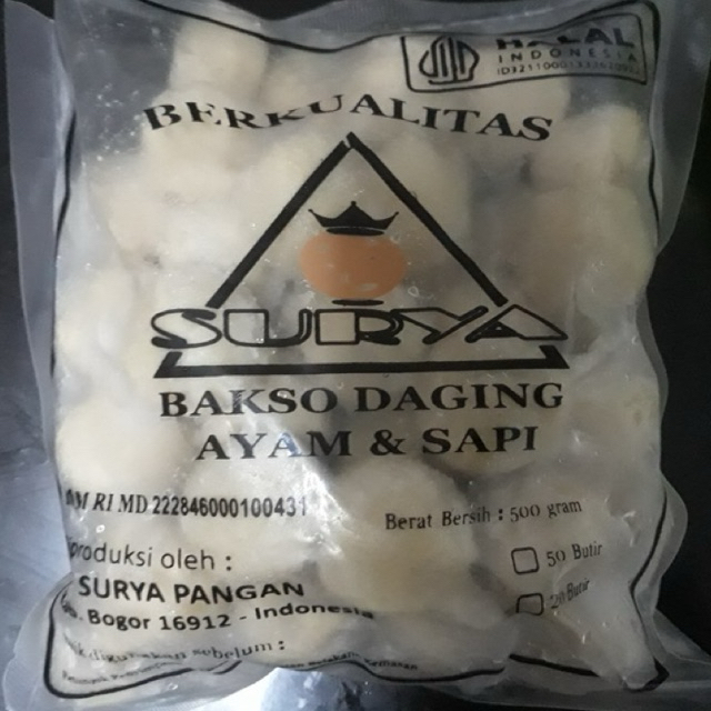 

Bakso Ayam dan Sapi Campur