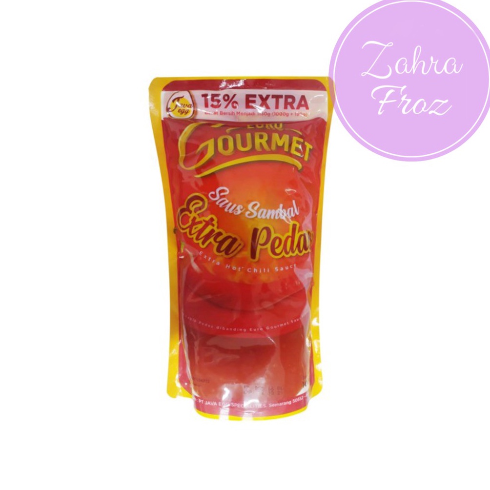 

R3adyst0ck EURO GOURMET SAUS SAMBAL EXTRA PEDAS 1KG Paling Laris