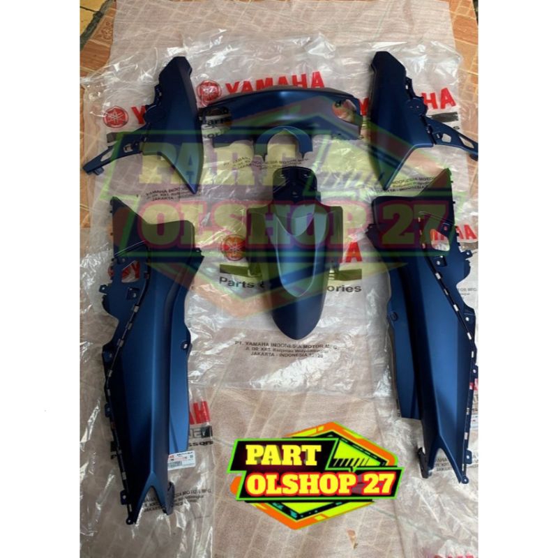 PAKET FULL SET BODY HALUS MIO GEAR 125 BIRU DOFF ASLI ORIGINAL YAMAHA