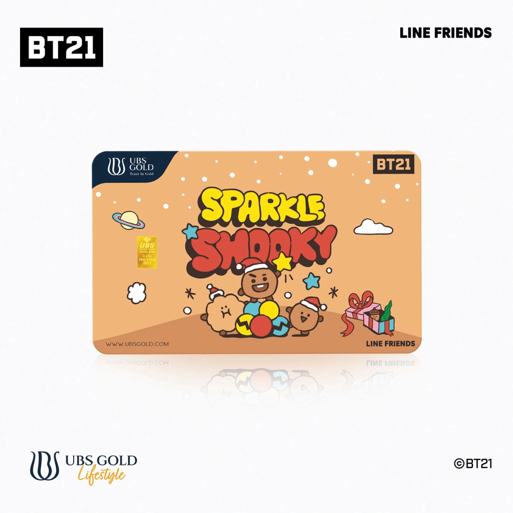 TERLARIS BRANDS FESTIVAL UBS Logam Mulia Bt21 Christmas Shooky 0.1 Gr ?