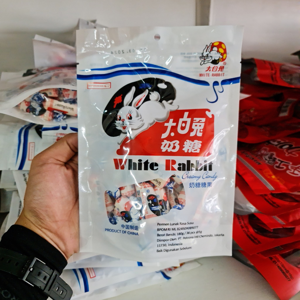 

[Nonhalal] Permen Susu Kelinci 180 gr / Permen Kelinci White Rabbit Candy