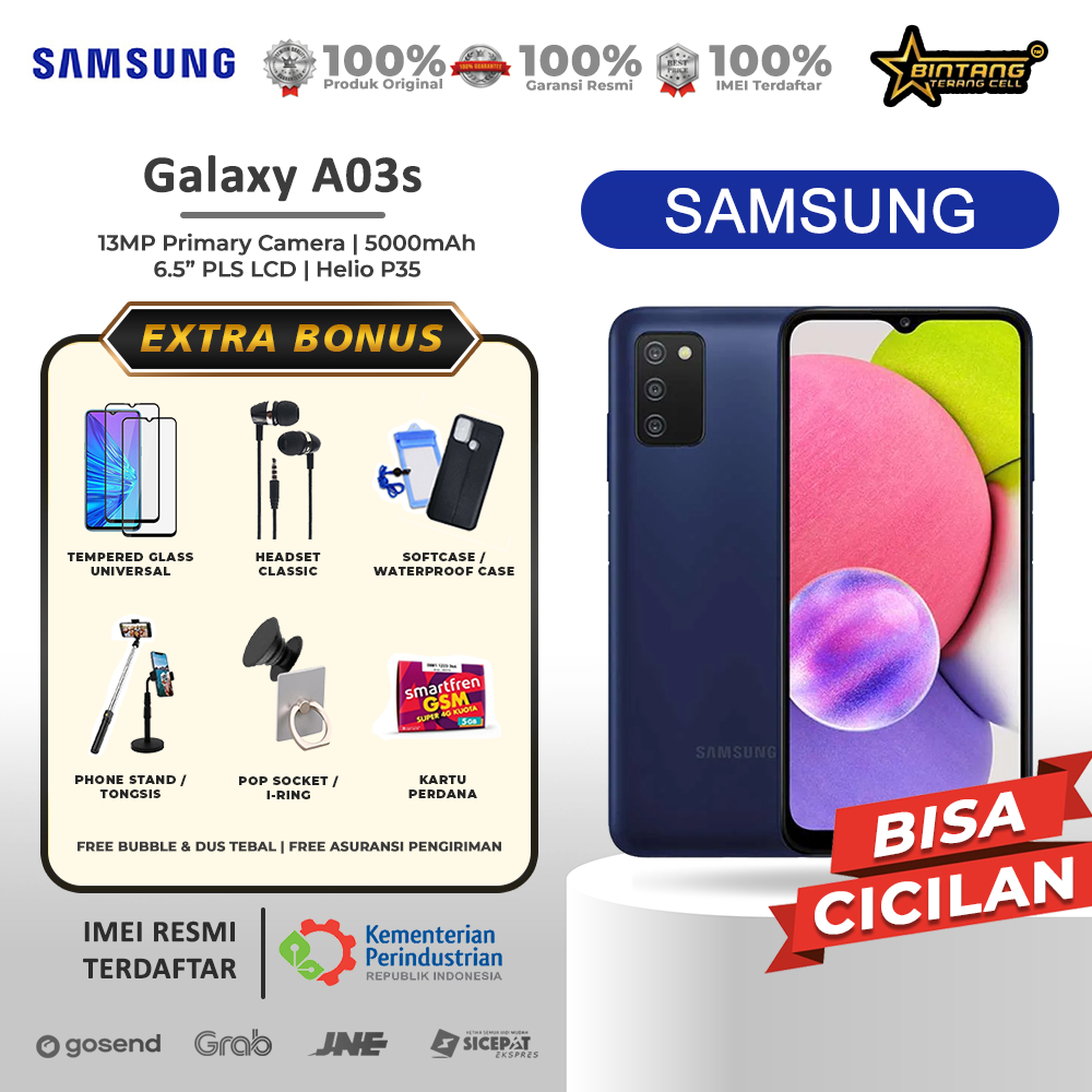 Samsung A03S samsung a03s Ram 4/64Gb Garansi Resmi