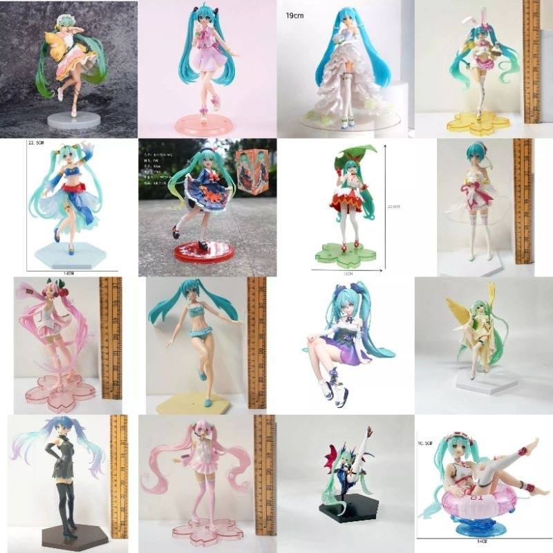 Action Figure Anime Hatsune Miku bunny, sakura, bikini cute
