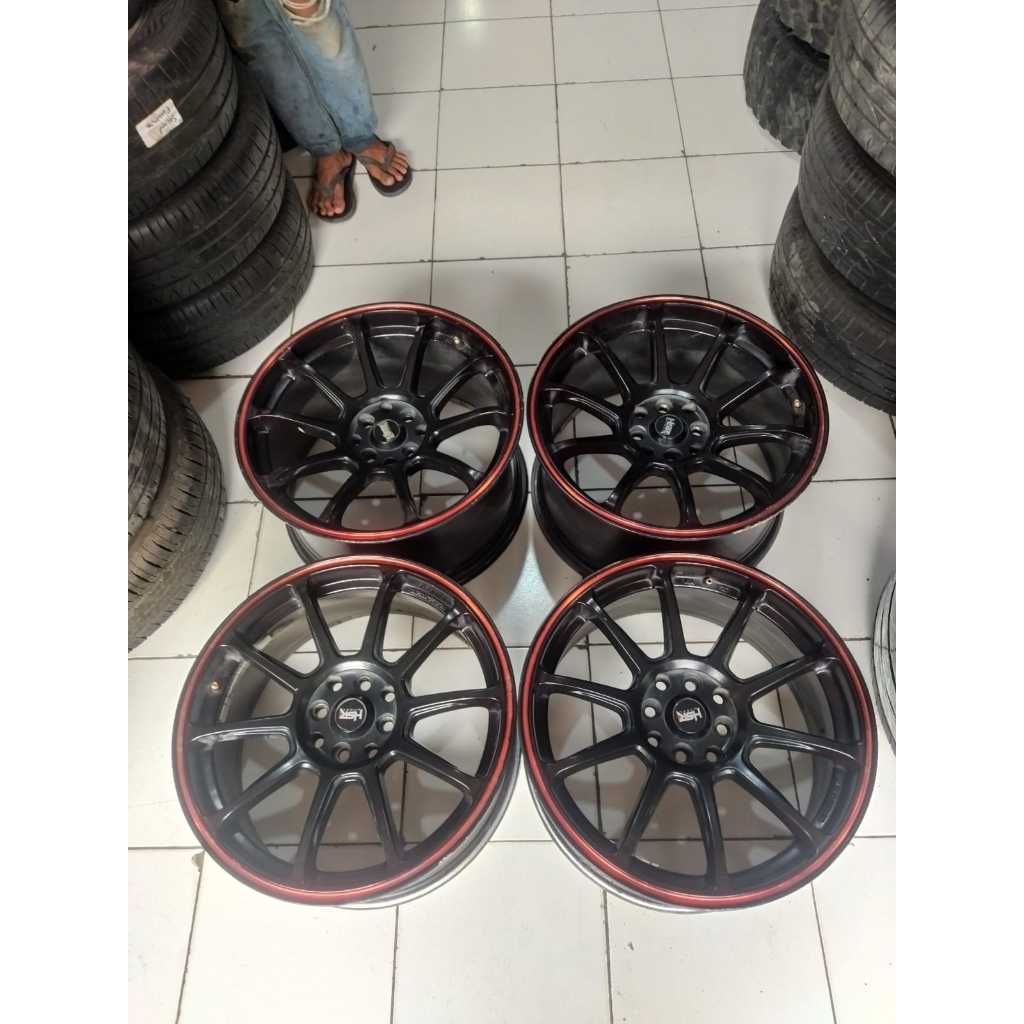 velg mobil second ZICO HSR ring 17 lubang 4x100/114,3 buat avanza xenia kijang