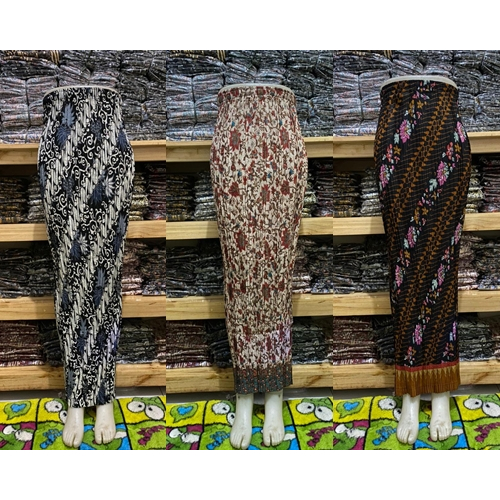REAL PICT ROK PLISKET BATIK / ROK PLISKET / BAWAHAN KEBAYA / ROK KEBAYA / ROK WISUDA / RUMPUT ABU / 