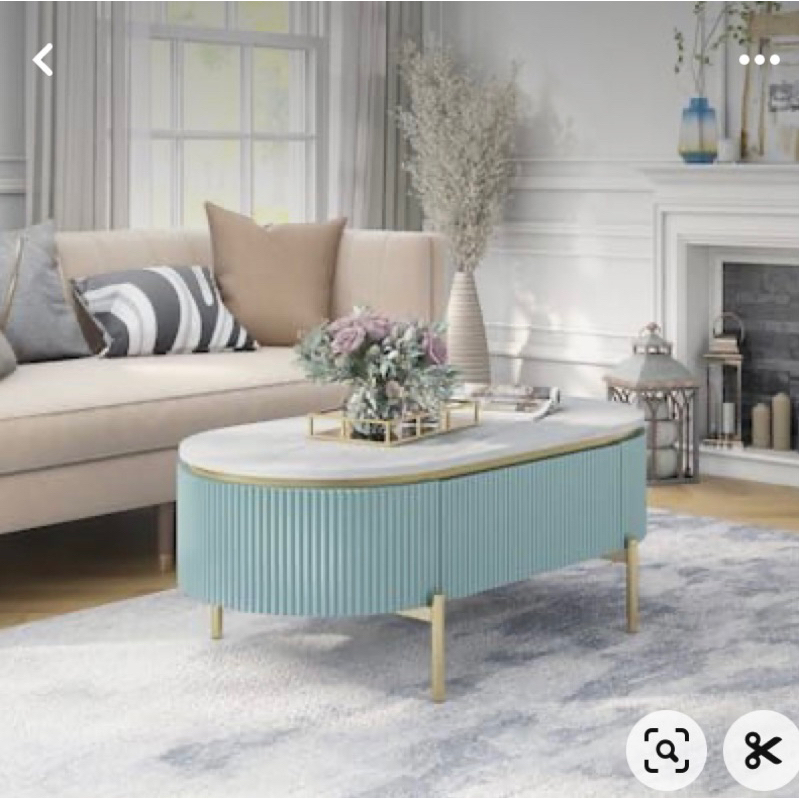 Meja Tamu Hpl Marble